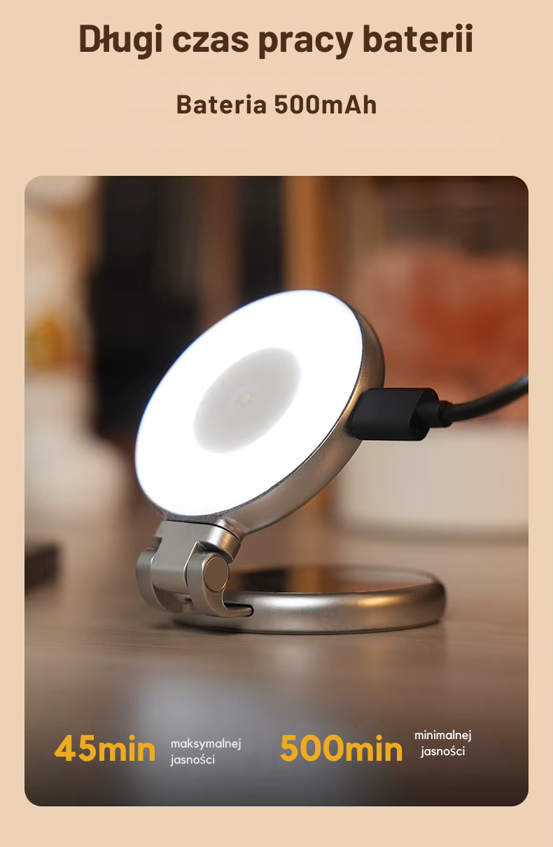 Magnetyczna Selfie Lampa™ – Rozświetl swoje piękno